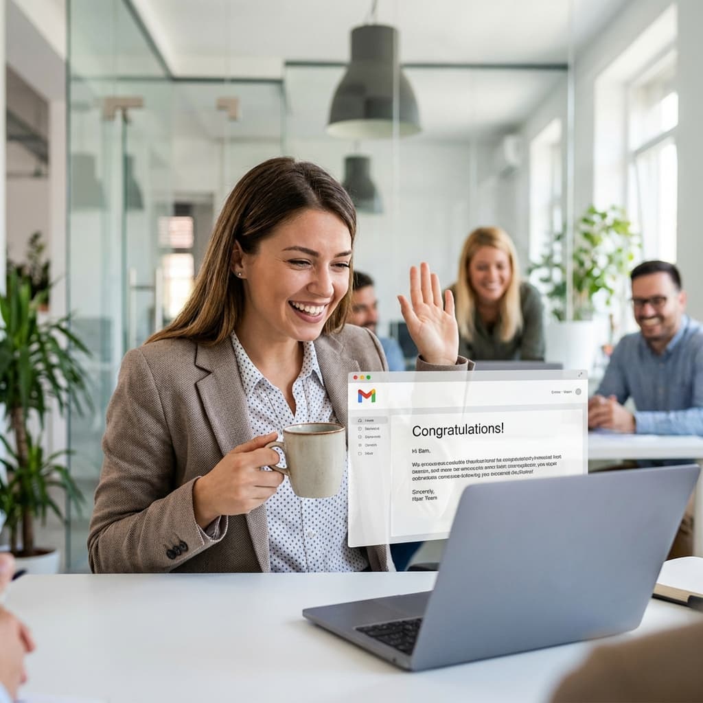 Happy Candidate Got the Job